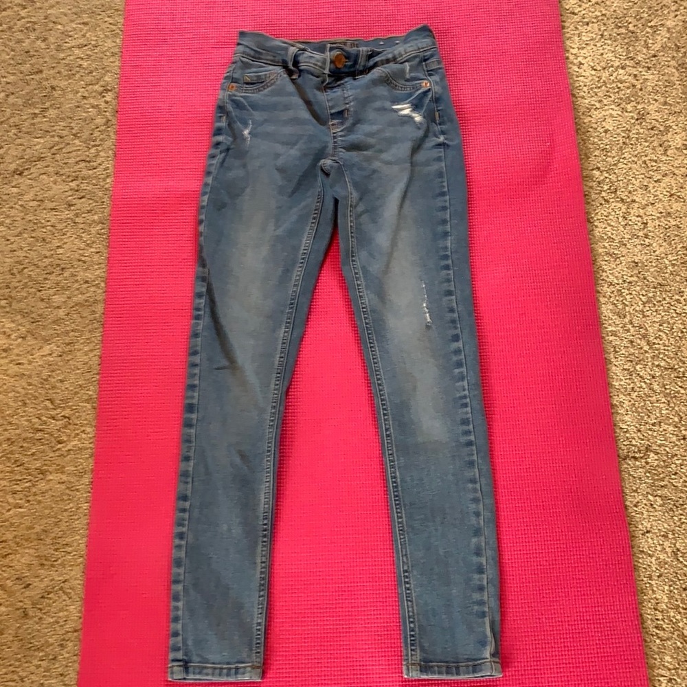 Justice Mid Rise Jegging Jeans sz 12 slim